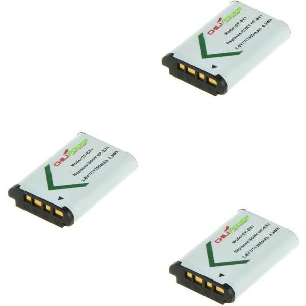 ChiliPower Camera Batterij 3-pack Sony NP-BX1