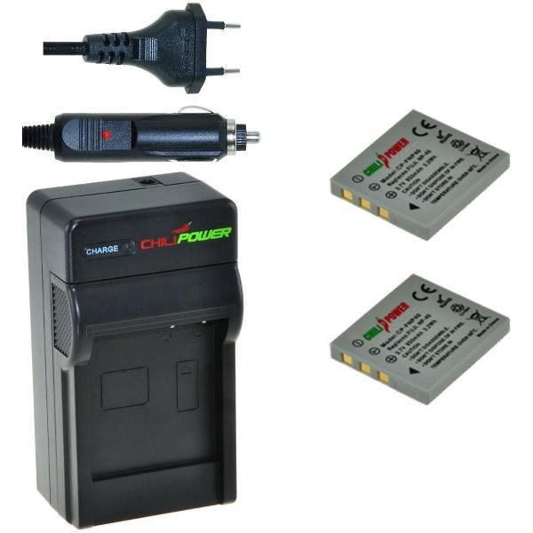 ChiliPower NP-40 Fuji Kit - Camera Batterij Set