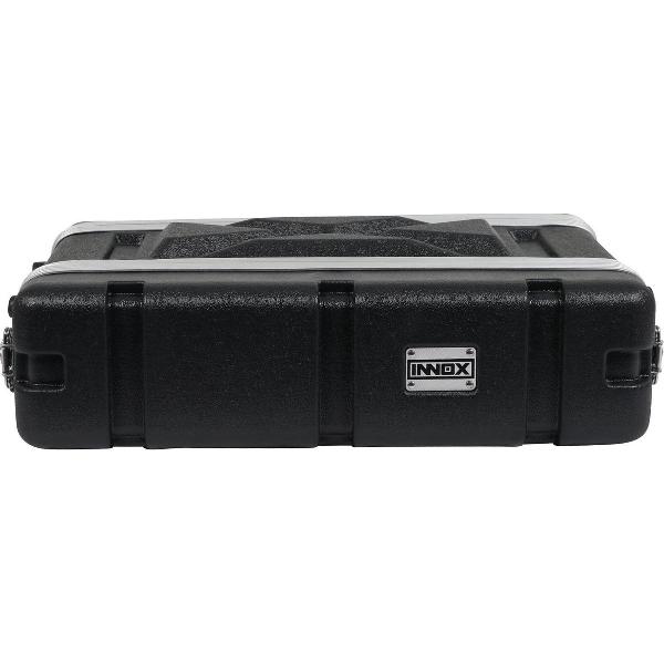 Innox ABS-8-2U 19 inch ABS doubledoor flightcase, 2U, ondiep