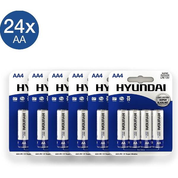Hyundai - AA Batterijen - Alkaline - 24 stuks