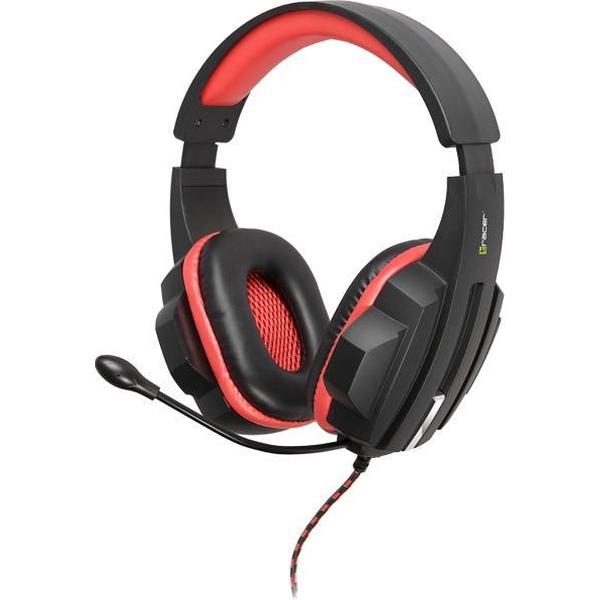 Tracer Expert Red Headset Hoofdband Zwart, Rood