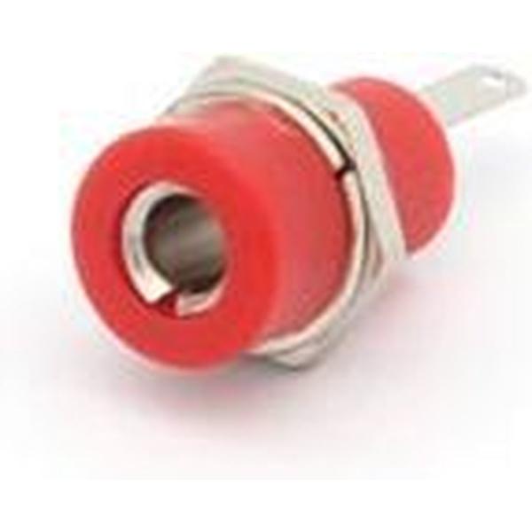 AANSLUITKLEM 4mm SOLDEERAANSLUITING - ROOD (CM4R)