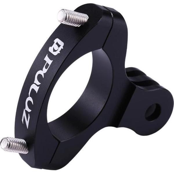 PULUZ Aluminium fietsstuurhouder voor GoPro HERO8 zwart / max / HERO7, DJI OSMO actie, Xiaoyi en andere actiecamera's (zwart)