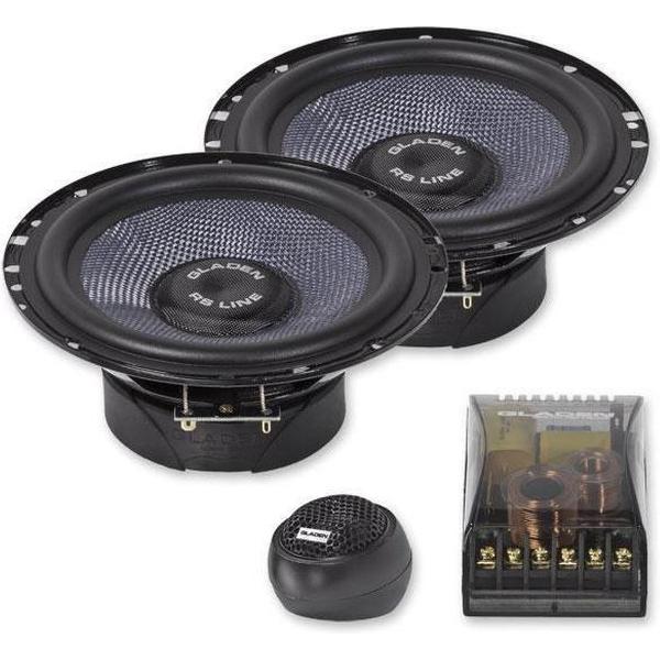 Gladen RS 130 SLIM Rond 2-weg 105W autospeaker