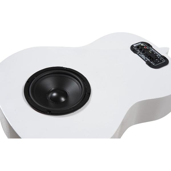 Bluetooth speaker - uniek - kado - gitaar classic - wit - 4/4