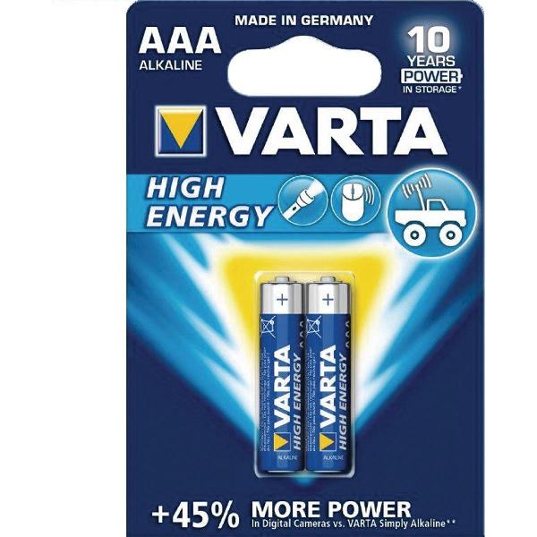 Varta AAA Longlife Power batterijen - 2 stuks