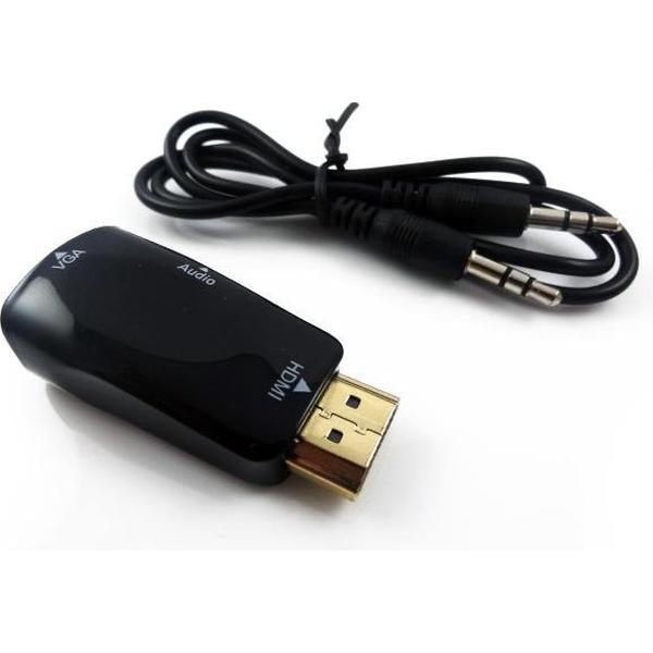 HDMI naar VGA Adapter Kabel incl. Audio 1080P HD (Plug & Play)