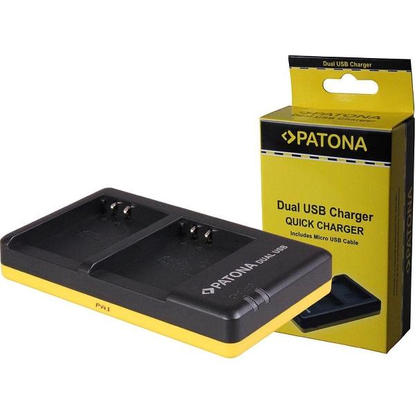 Patona USB Dual Quick Charger voor Accu Olympus PS-BLN1