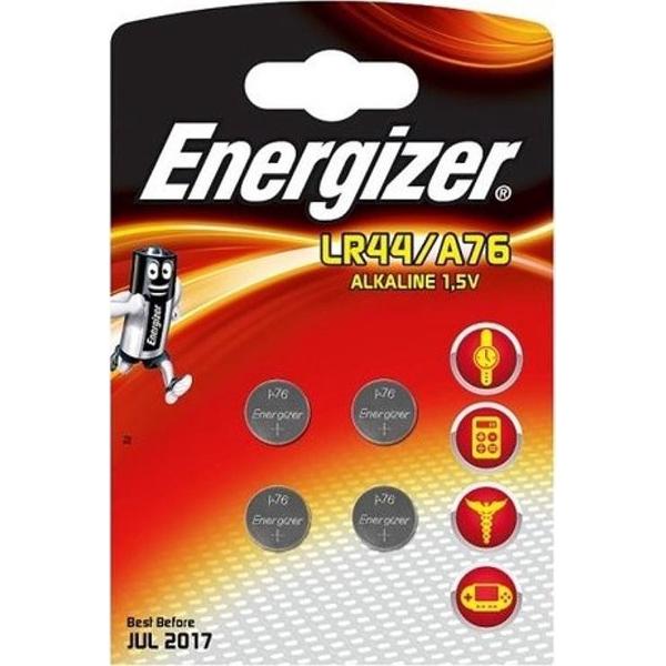 Energizer Knoopcelbatterij Lr44/a76 Alkaline 1,5v 4 Stuks