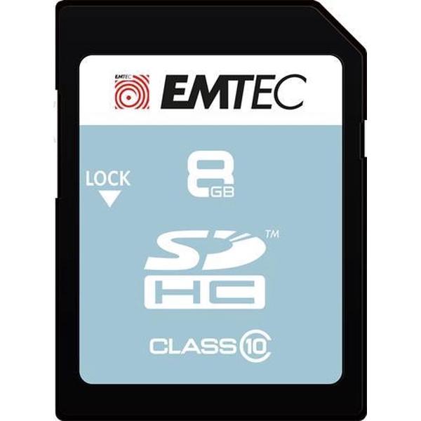 Emtec Classic flashgeheugen 8 GB SDHC Klasse 10
