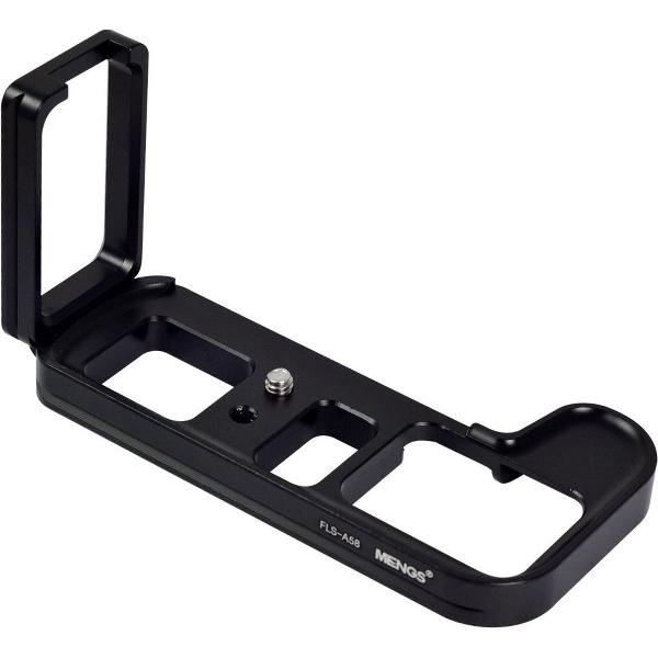 Sony A58 L-Shaped Quick Release Plate / Huismerk L-Plaat / Snelkoppelingsplaat Type FLS-A58