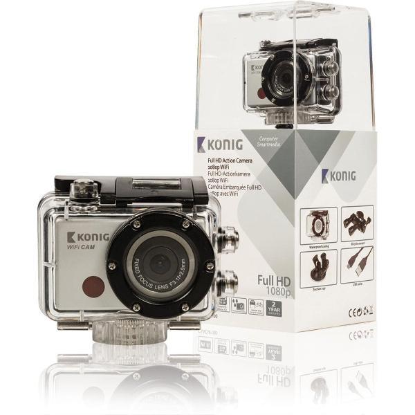 König CSACW100 8MP Full HD CMOS actiesportcamera