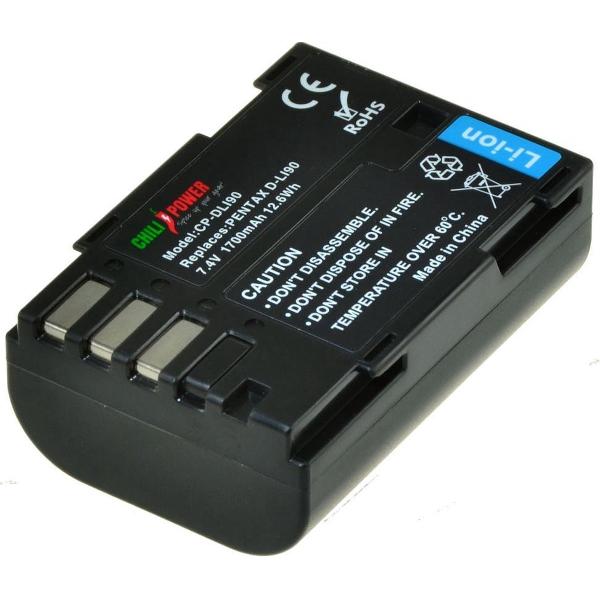 ChiliPower camera accu Pentax D-Li90