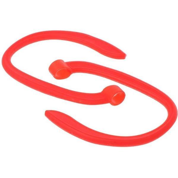 KELERINO. Oorhaken voor Airpods 1 & 2 - Rood - 1 paar / 2 stuks