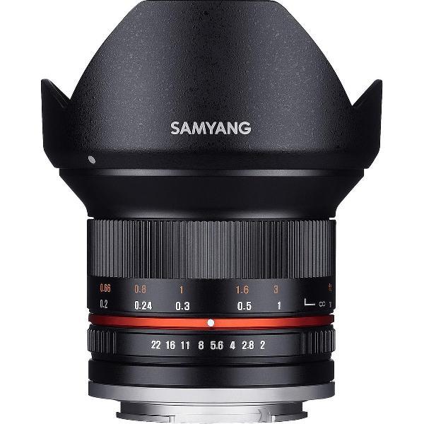 Samyang 12mm - F2.0 Ncs Cs - Prime lens - Geschikt voor Micro 4/3 - Zwart