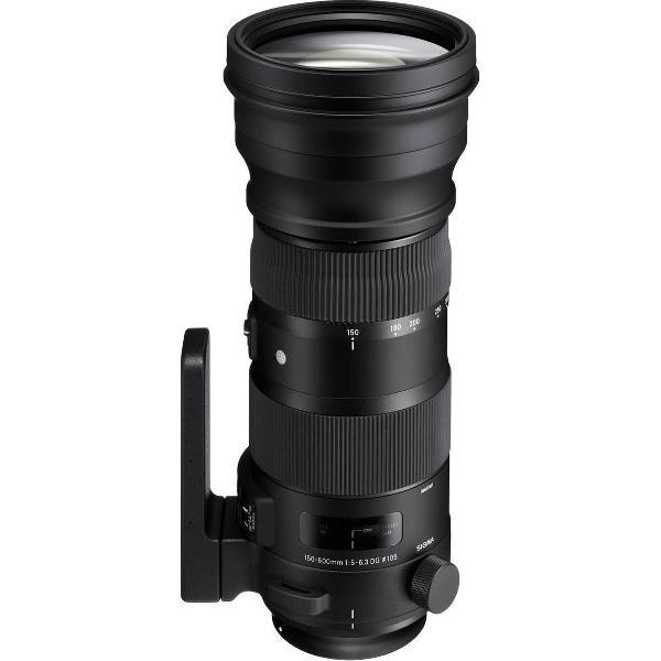 Sigma 150-600mm F5-6.3 S DG OS HSM SLR Telelens Zwart