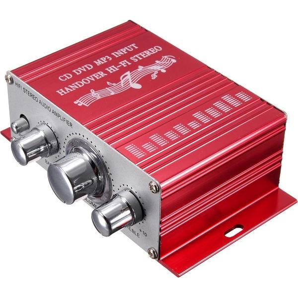 RCA Tulp 2-kanaals hifi-stereoversterker audio versterker - Rood