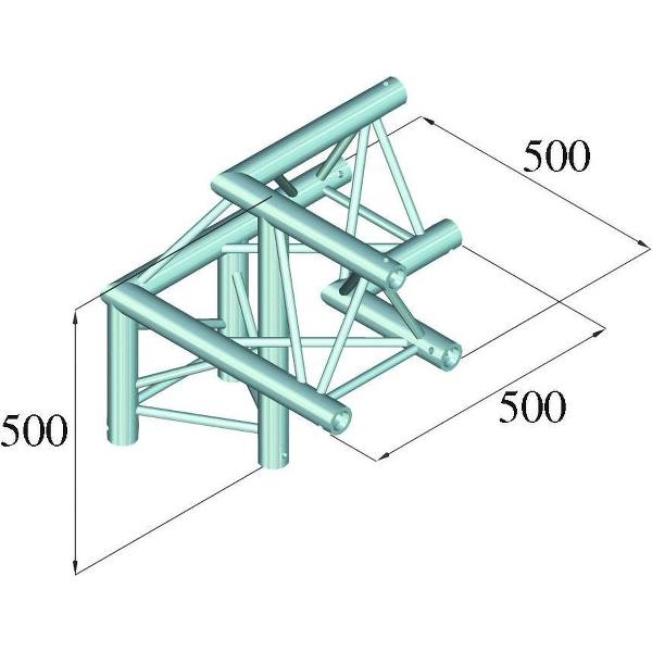 ALUTRUSS TRILOCK E-GL33 C-31 3-Way Corner
