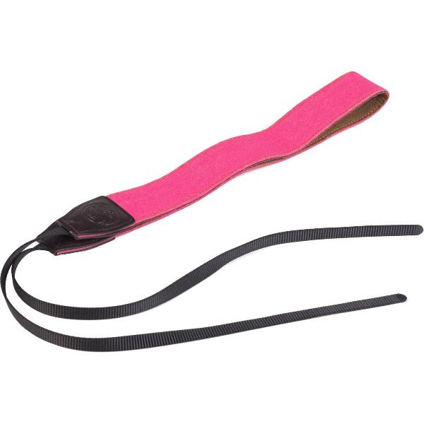 Denim Camera Schouderband / Nekriem / Camerariem - Type Cowboy Roze