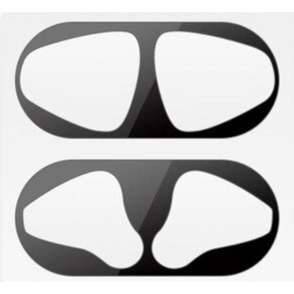 KELERINO. Metalen stofbeschermers voor Airpods 2 - Hou je Airpods schoon - 2 stuks - Tarnish