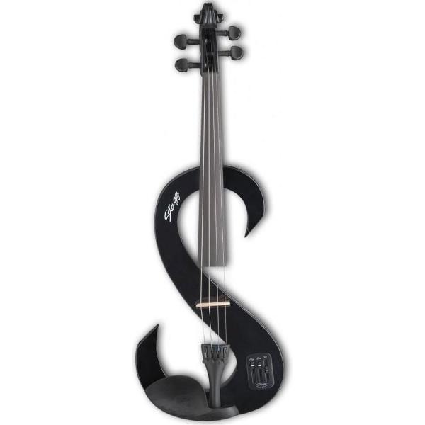 Stagg EVN 4/4 Electric Violin Metallic Black viool