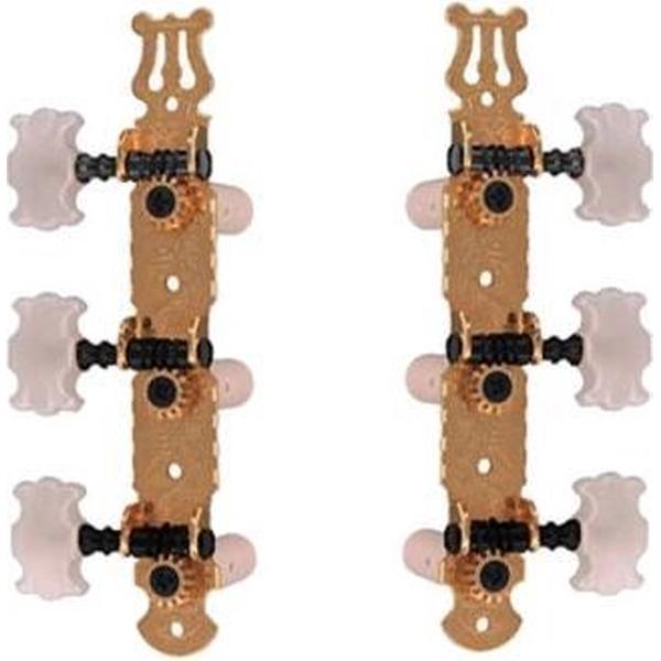 Yellow Parts EZ1789GMachine Heads Classical Guitar Gold 3L + 3R
