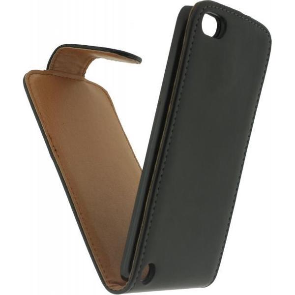 Xccess Leather Flip Case Black voor Apple iPod Touch 5G