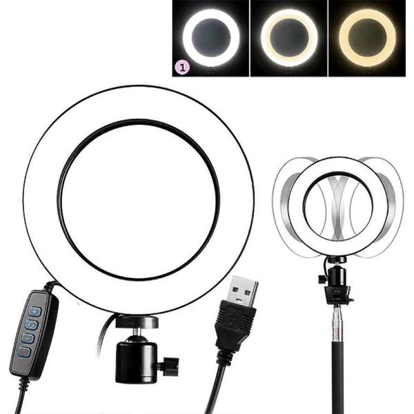 Led Ring Light Bi-color 3200-5500K USB