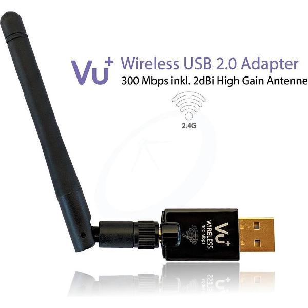 VU+ 300 Mbps Wireless WiFi LAN USB adapter incl. WPS setup