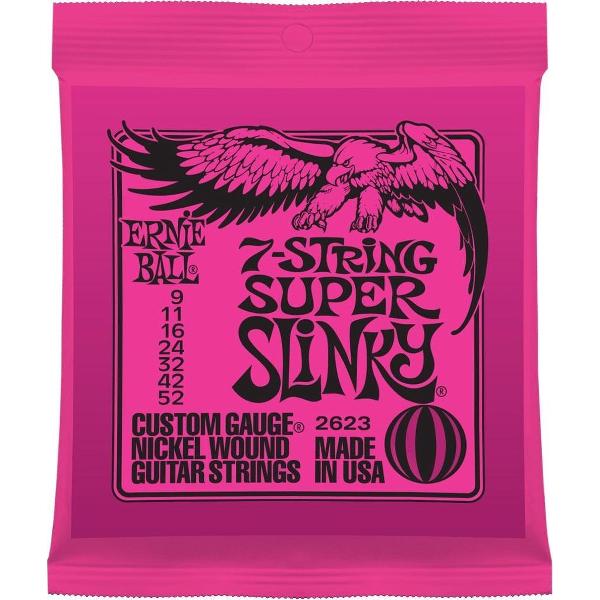 EB2623 9-52 7-string Super Slinky nikkel Plated