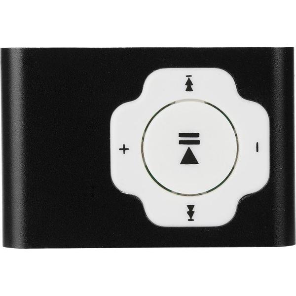 Mini mp3 speler | inclusief usb data kabel | geschikt voor micro sd-kaart (exclusief) | zwart