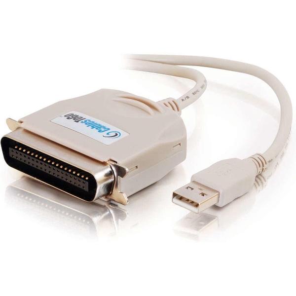 C2G 1.8m USB 1284 Parallel Cable printerkabel 1,8 m Beige