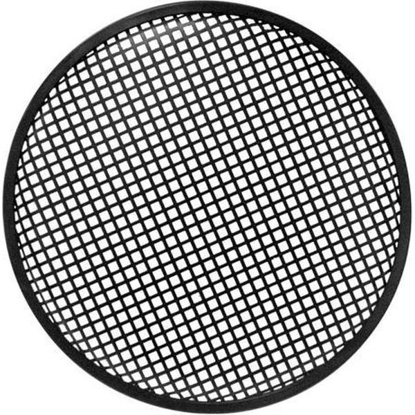 HQ Power 15'' black metal speaker grille speaker steun Metaal Zwart