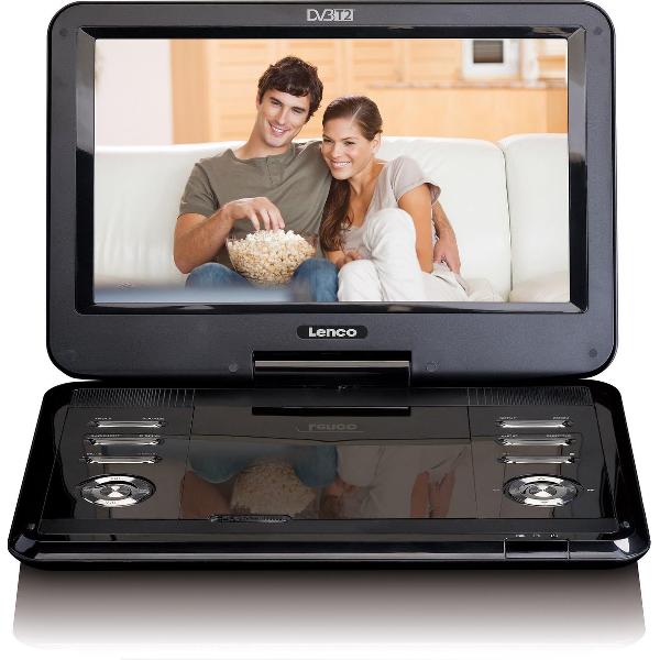 Lenco DVP-1273 - Portable DVD-speler met DVB-T2 - 12 inch - Zwart