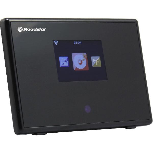 Roadstar Internetradio-adapter Internet AUX, Bluetooth, WiFi Zwart