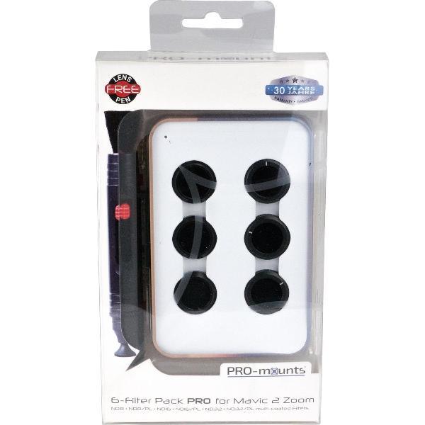 PRO-mounts 6-Filter Pack PRO for Mavic 2 Zoom (ND8 + ND8/PL + ND16 + ND16/PL + ND32 + ND32/PL Multi Coated)