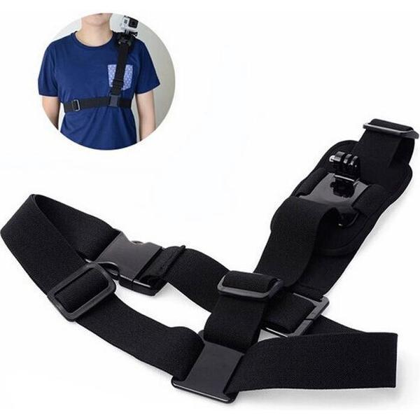 Gopro schouder set-Action cam mount-kleuren zwart-17-10-6cm