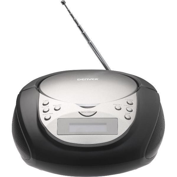 Denver TDA-65 - Portable boombox met DAB+ radio en AUX aansluiting - Zwart