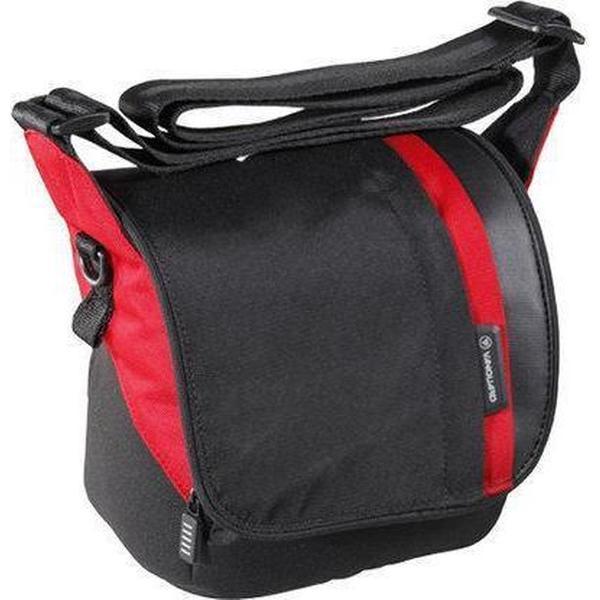 Vanguard Pampas 15 Messenger Veilige en veelzijdige Cameratas 19x16,5x21cm Zwart Rood
