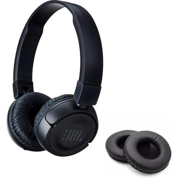 PU Lederen Oorkussens - Oorkussen set - Koptelefoon kussens - Geschikt voor de JBL T450/T450BT On-Ear - Zwart