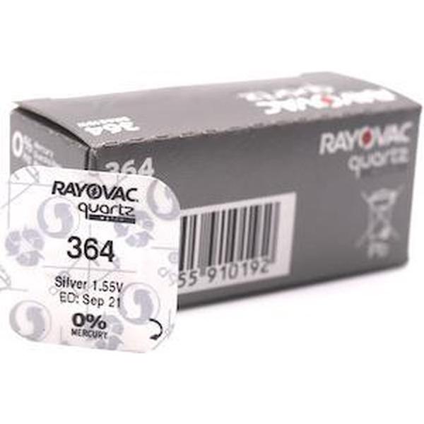 Rayovac Batterij 364 SR621SW 1 Stuck Made in Switzerland