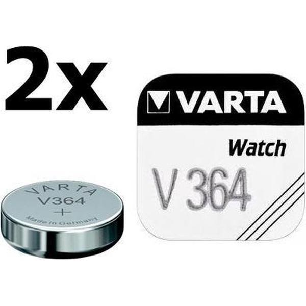2 Stuks - Varta V364 20mAh 1.55V knoopcel batterij