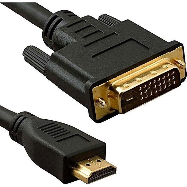 HDMI naar DVI Kabel / Adapter / Converter / Omvormer - 2 Meter
