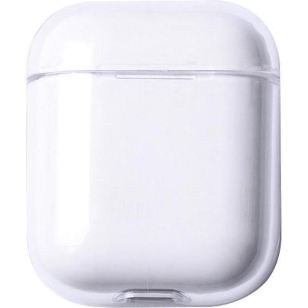 KELERINO. Plastic Hard Case Cover Hoesje voor Apple Airpods 1 & 2 - Transparant