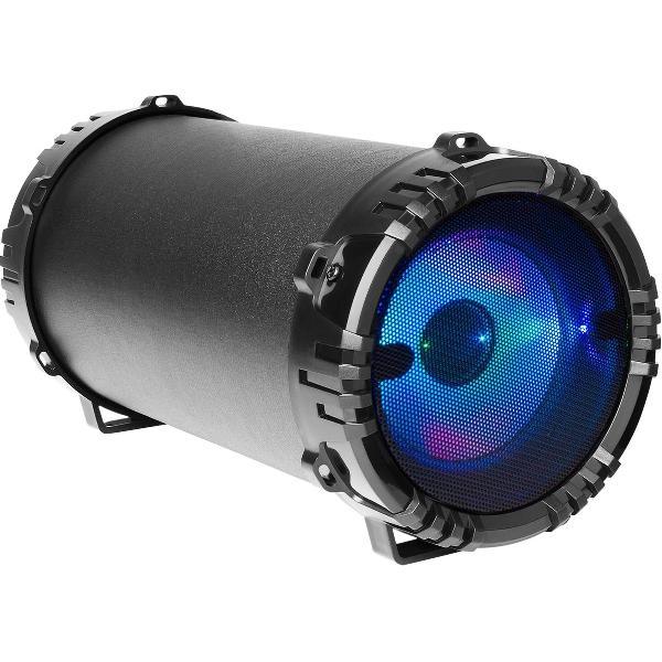 Dankzij de draagbare Bluetooth®-luidsprekers Mars Gaming MSB0 LED RGB 10W Zwart