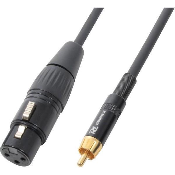PD Connex Kabel XLR Female - RCA Male 3.0m