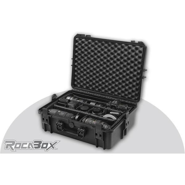 Rocabox - Universele Camera koffer - Waterdicht IP67 - Zwart - RW-5035-19-BC - Camera inleg