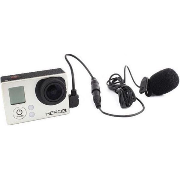 Microfoon voor GoPro (Hero 3, 3+ en 4 / Met MINI USB aansluiting)