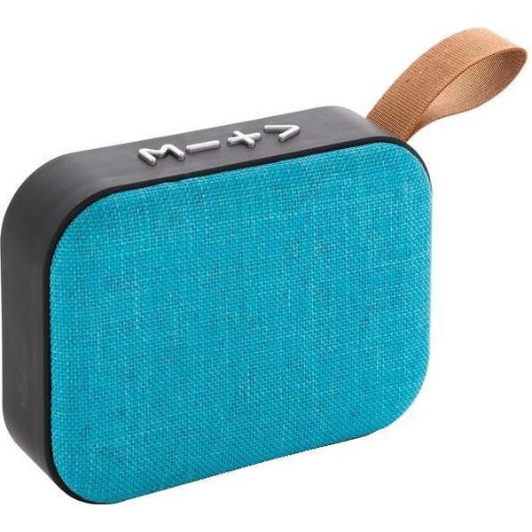 Xd Collection Speaker Fabric Bluetooth Abs 11,5 Cm Aqua 2-delig