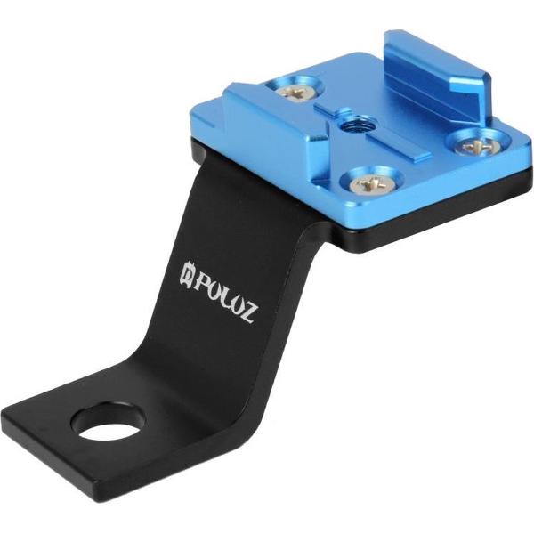 PULUZ vaste metalen motorfiets houder voor GoPro NIEUWE HERO / HERO6 / 5/5 sessie / 4 sessie / 4/3 + / 3/2/1, Xiaoyi en andere actiecamera's (blauw)